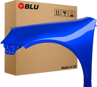 Immagine prodotto di BLU Parafango compatibile con VW Volkswagen Golf V 5 Hatchback LC5J Sinistra Blau LaserBlue | 2003-2009 | Anteriore | Verniciato | Pronto per il montaggio | Acciaio