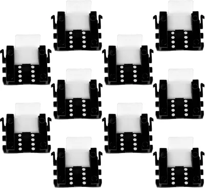 Productafbeelding van Plintbeugels - Plintclips - Plinten Monteren - Gereedschapsloos - 10 stuks - Meerkleurig