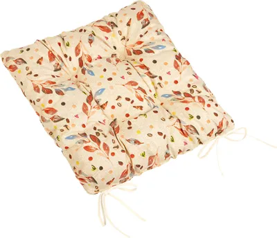 Produktbild von Sitzkissen BERTA gesteppt - 40x40 cm - Braun,Beige