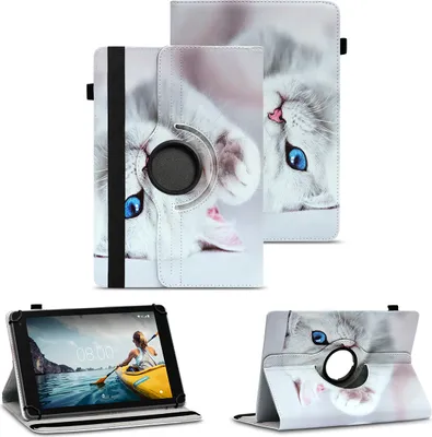 Produktbild von Schutzhülle für Tabwee Tablet T20 T50 T80 T90 W90 Hülle Tasche 360 Grad DrehbarFarben:Motiv 10