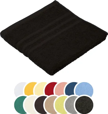 Produktbild von liebling Handtuch, 100% Baumwolle, mit Schlaufe, formstabil, weich, Serie Borkum, 50 x 100 cm, 60 Grad waschbar, trocknergeeignet, schoko