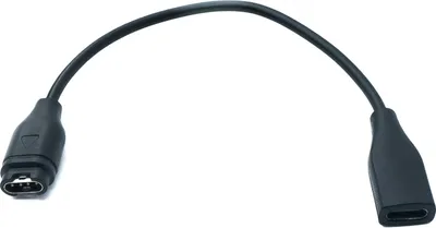 Produktbild von SYSTEM-S USB 3.1 Kabel 15 cm Typ C Buchse Ladekabel für Garmin Fenix7 6S 6 Venu Sq