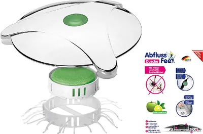 Obrázok produktu pre maxxworld Drain Fairy Stopper Shower 5 ks v bielej/chrómovej farbe