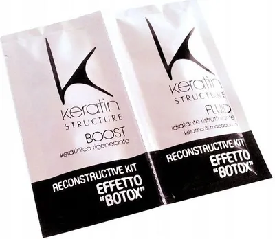 Image de Edelstein Keratin Structure Reconstructive Kit Effect Botox 2x12ml Thérapie à la kératine pour cheveux très abîmés avec effet Botox