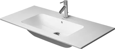 Zdjęcie produktu dla Duravit ME by Starck umywalka meblowa z przelewem, z otworem na baterię, 1030 x 490 mm, bez otworu na baterię, biała