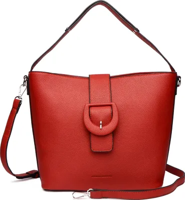 Produktbild von Handtasche Buckle mit dekorativer Schließe und Umhängeriemen von collezione alessandro