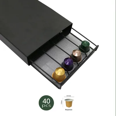 Produktbild von Kapselspender Kapselhalter 40 Dolce Gusto Nespresso Kapseln Schublade