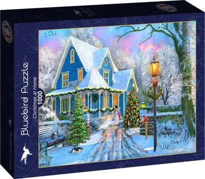 Image de Bluebird Puzzle Noël Christmas at Home - 1000 pièces