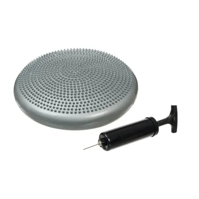 Zdjęcie produktu dla DrFit Poduszka balansowa wypustkami sensorycznymi z pompką ø 33 cm szara