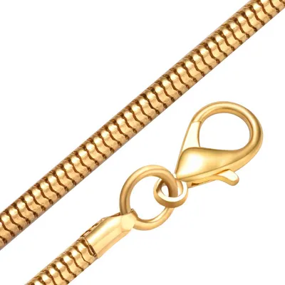Produktbild von Handykette Backcover-Schutzhülle mit Band (Metall goldfarben) für Realme GT3 5G / GT Neo 5 240W - goldfarbene Snake-Kette
