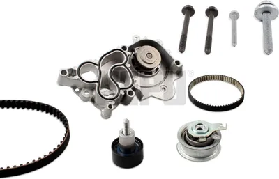Produktbild von HEPU PK06651 Zahnriemensatz + Wasserpumpe für VW Golf VII Schrägheck (5G1, BQ1, BE1, BE2) Polo Schrägheck (6R1, 6C1) Golf VII Variant (BA5, BV5) T-Roc