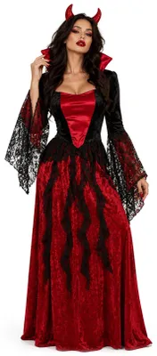 Produktbild von Dämonbraut - Horror Teufel Halloween Kostüm Damen Größe: 34