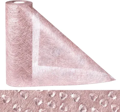 Produktbild von Tischläufer - L - 30CM*15M - Wiederverwendbarer Tischläufer - Geeignet für Hochzeiten, Kommunionen, Taufen und alle Feierlichkeiten - Festlicher Tischläufer mit langen Filamenten - Einfach zu verwenden - Schlicht und schön