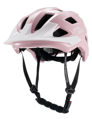 Immagine prodotto di ROCKBROS casco da bici per bambini, casco per bambini con visiera removibile Sicuro per MTB per adolescenti 54-58cm Rosa