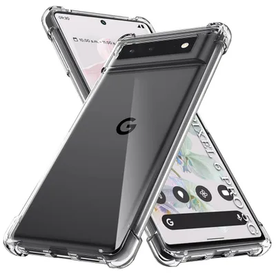 Zdjęcie produktu dla Silikonowe etui dla Google Pixel 6 Pro - Przeźroczyste KP30055