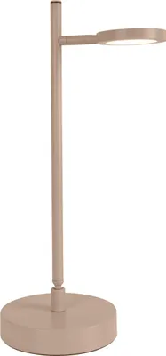 Produktbild von Näve Leuchten LED Tischleuchte LUPA mit LED Platine dimmbar LED Tischleuchte LUPA mit LED Platine dimmbar Tischleuchten - LED Akku-/ Tischleuchte "LUPA" H:45cm almond, Tischlampe im Modern Style, ausMetall in beige, 45 cm hoch, Maße 22,6 x 16 cm, inkl. LED – dimmbar – Akkubetrieb – Akku- und Netzbetrieb – Berührungssensor