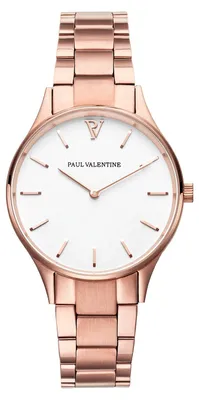 Produktbild von Paul Valentine Damen Armbanduhr HERMOSA ROSE GOLD BLACK 34 MM PV34112
