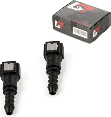 Produktbild von 2x Schnellverschluss Kraftstoffleitung Kupplung gerade 6,3x6mm für HONDA SUZUKI