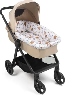 Produktbild von Set für Babygondel - Baumwollprotektor + Spannbetttuch - Magical Woodland