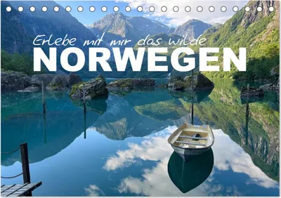 Produktbild von Erlebe mit mir das wilde Norwegen (Tischkalender 2027 DIN A5 quer), CALVENDO Monatskalender