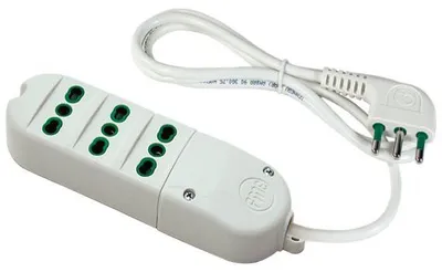 Immagine prodotto di Multipresa 3 Posti Bipasso - bianca 41010