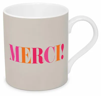 Image de PPD, Tasse rose "Merci" 2024, D@H, Tasse, porcelaine fine, 350 ml, 564303381