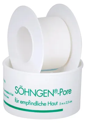 Produktbild von Heftpflaster Pore - 2,5 cm x 5 m, weiß, 1 St.