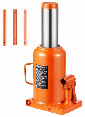 Imagen del producto de Gato hidráulico - Gato tipo botella - Gato para automóviles - Almohadilla elevadora - Gato para vehículos - Capacidad de elevación: 50 toneladas