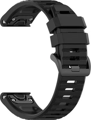Image de FIXED Fixed | Silicone Strap for Garmin QuickFit 22mm | Black