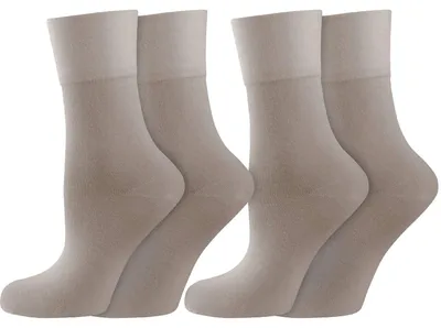 Produktbild von Nur Die 2er Feine Baumwolle Komfort Socke Feinmaschige Baumwollsocken (59%) mit