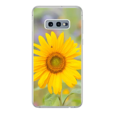 Produktbild von MuchoWow® Handyhülle Schutzhülle Hülle für Samsung Galaxy S10e Blumen - Sonnenblume - Gelb Silikon Softcase Handy Hülle - Handy