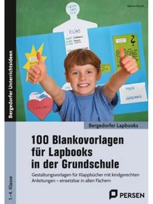 Produktbild von 100 Blankovorlagen für Lapbooks in der Grundschule