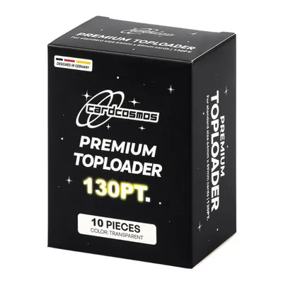 Produktbild von cardcosmos Premium Top Loader 130PT 3" x 4" – 10 Stück