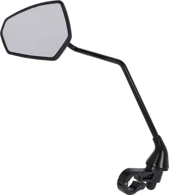 Obrázok produktu pre zrkadlo na bicykel ergotec M 77LV plast/oceľ, ľavá montáž, čierne