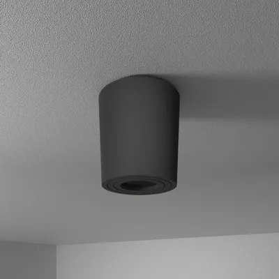 Image de HOFTRONIC - Spot en saillie LED 96 mm GU10 IP65 Dimmable Noir