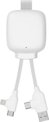 Produktbild von XOOPAR, Powerbank mit Multikabel 3000mAh, Weiß