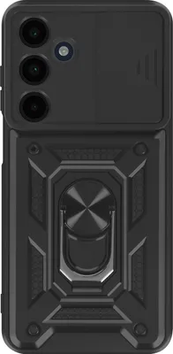 Obrázek produktu pro Mayaxess, ochranné pouzdro pro Samsung Galaxy A16 s kroužkovým držákem, kryt fotoaparátu, černé