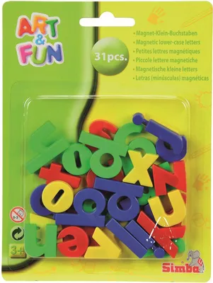 Produktbild von Simba - Art & Fun - Magnet-Kleinbuchstaben