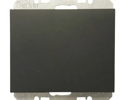 Zdjęcie produktu dla Berker 6710457006 Zaślepka z elementem centralnym antracyt, matowa Berker K.1