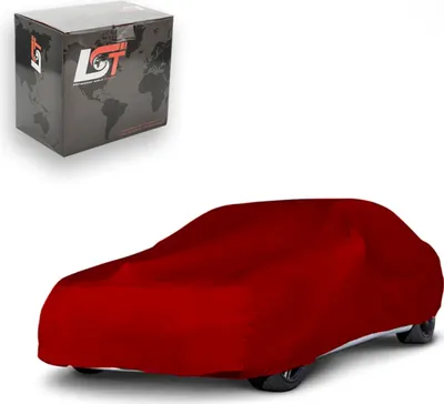 Produktbild von Autoschutzhülle Cover atmungsaktiv Abdeckung Ganzgarage Schutzplane Rot S