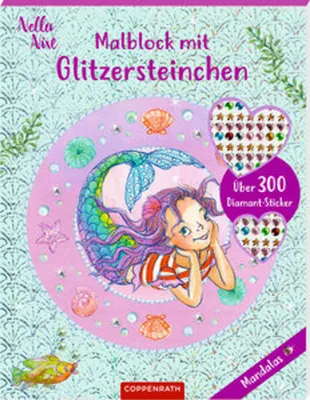 Produktbild von Malblock mit Glitzersteinchen: Mandalas