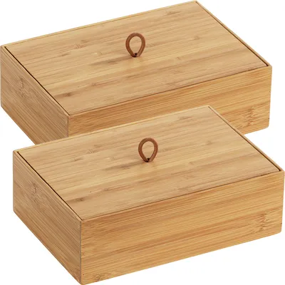 Produktbild von 2 WENKO Terra L Ordnungsboxen braun 22,0 x 15,0 x 7,0 cm