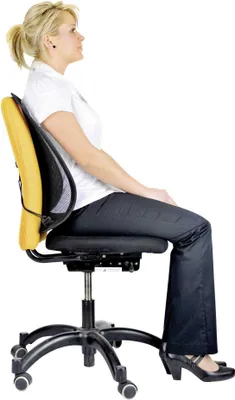 Produktbild von Fellowes Office Suites Netz Rückenstütze, Graphit, Halterung mit Netzrückseite, Stoff, 439,7 mm, 512,8 mm, 141,3 mm