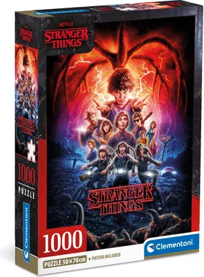 Zdjęcie produktu dla Clementoni puzzle 1000 Compact Netflix StrangerThin.39713