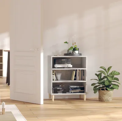 Produktbild von vidaXL Sideboard Betongrau 57x35x70 cm Holzwerkstoff