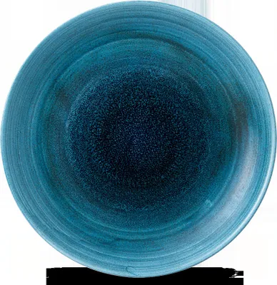 Produktbild von Churchill Super Vitrified Stonecast Aqueous Lagoon Flache Coup Teller, 28,8 cm, 12 Stück