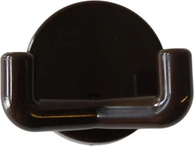 Produktbild von 1 Stück Wandhaken, 2-fach braun