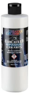 Createx Wicked W030 Opakes White 960ml Airbrush Farbe