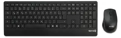 Image de TERRA Desktop 4000 Wireless AES [DE] USB black Copilot Tastatur+Maus, QWERTZ, 105 Tasten,