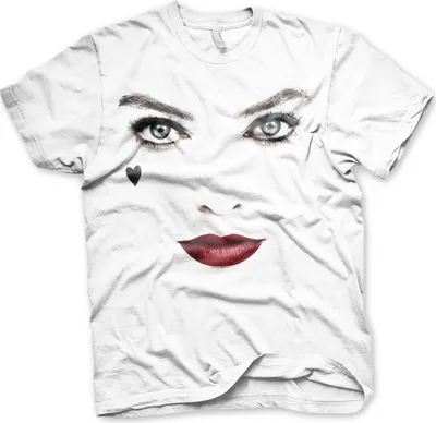 Produktbild von Harley Quinn Face-Up T-Shirt - XX-Large - White